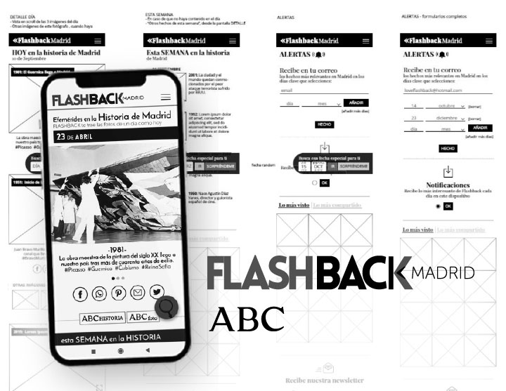 Flashback – UX/UI & Visual Design | Gema Pinar